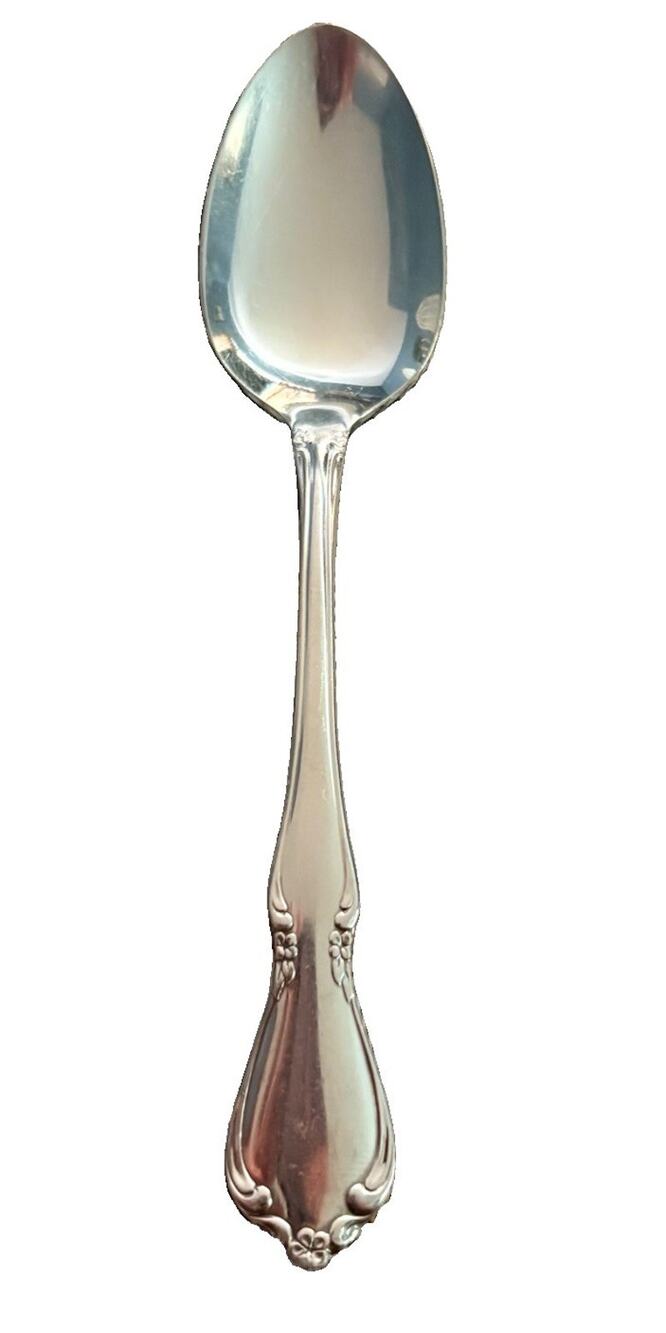 Oneidacraft Deluxe Chateau Stainless Steel Youth Flatware Spoon 1970s